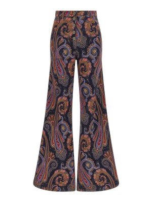 ETRO: Jeans acampanados - Jeans Acampanados - Multicolor