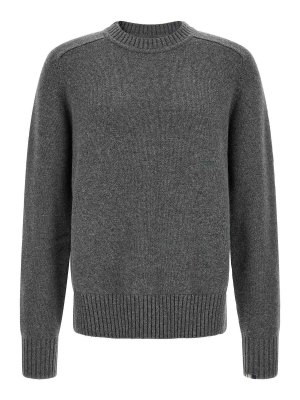 EXTREME CASHMERE: Suéteres con cuello pico - Suéter Cuello Redondo - Gris