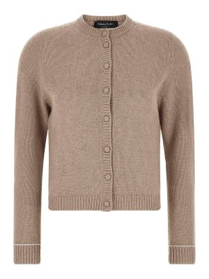 FABIANA FILIPPI: cardigans - Covered buttons cardigan