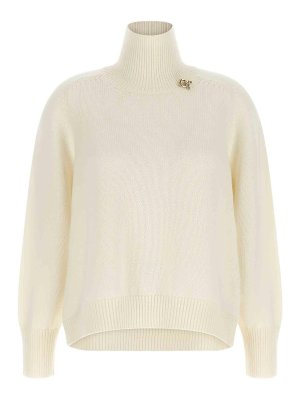 FABIANA FILIPPI: Pull col rond - Pull Col Rond - Blanc