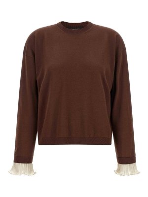 FABIANA FILIPPI: Pull col rond - Pull Col Rond - Marron
