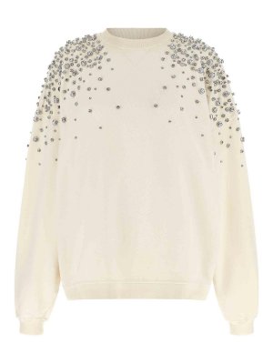 GOLDEN GOOSE: Sweatshirts und Pullover - Sweatshirt - Weiß