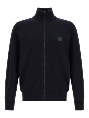 Hugo Boss: Cardigans - Cardigan - Bleu
