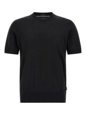 Hugo Boss: T-shirts - T-Shirt - Schwarz