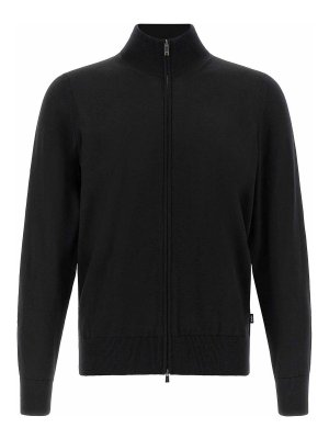 Hugo Boss: Cardigans - Cardigan - Schwarz