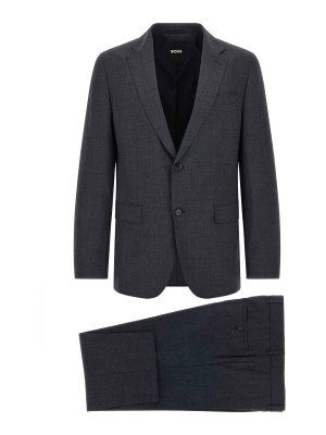 Hugo Boss: ニーレングスドレス - 膝丈ドレス - ブルー