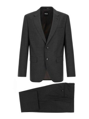 Hugo Boss: Vestidos media pierna - Vestido Midi - Gris