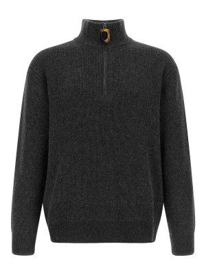 J.W. ANDERSON: Suéteres con cuello pico - Suéter Cuello Redondo - Gris