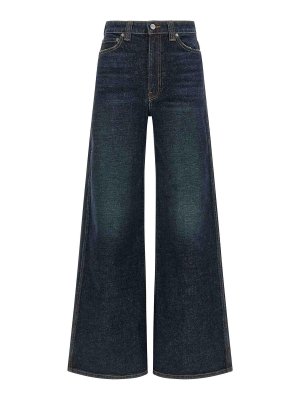 KHAITE: flared jeans - dane' jeans