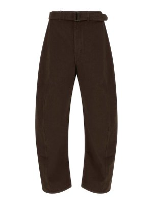 LEMAIRE: Pantalones casual - Pantalón Casual - Marrón