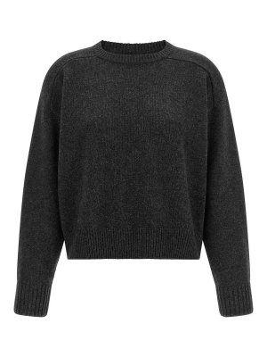 LOULOU STUDIO: Pull col rond - Pull Col Rond - Gris