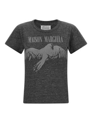 Maison Margiela: t-shirts - Graphic print t-shirt