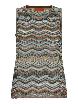MISSONI: Tops & Débardeurs - Top - Multicolore