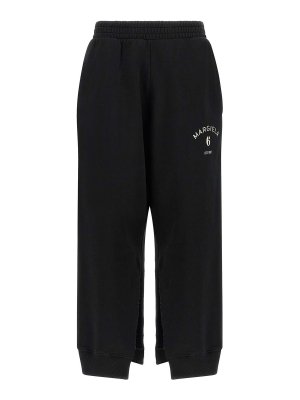 MM6 MAISON MARGIELA: スウェットパンツ - トラックスーツ ボトムス - 黒