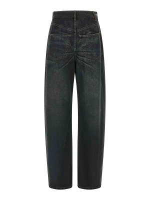 MM6 MAISON MARGIELA: flared jeans - Asymmetrical structure jeans