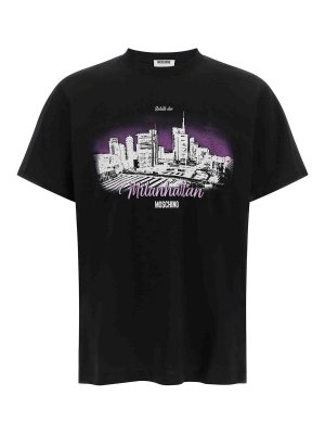 MOSCHINO: Tシャツ - Tシャツ - 黒
