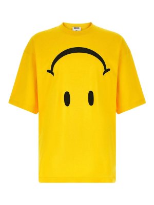 MOSCHINO: Tシャツ - Tシャツ - イエロー
