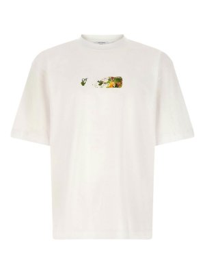 OFF-WHITE: t-shirt - T-shirt  'spezie freccia skate'