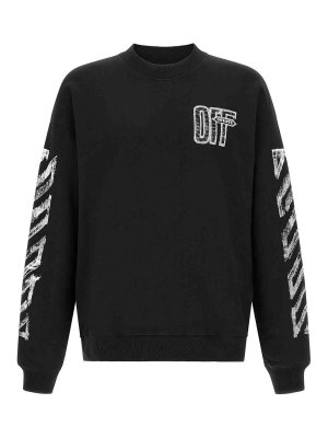 OFF-WHITE: Sweatshirts & Pulls - Sweat-Shirts - Noir