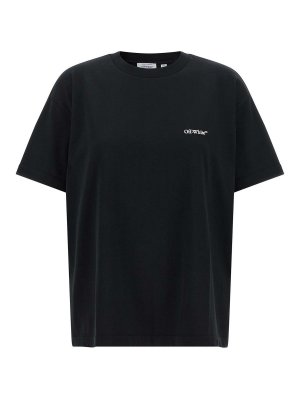 OFF-WHITE: t-shirt - T-shirt  con scritta