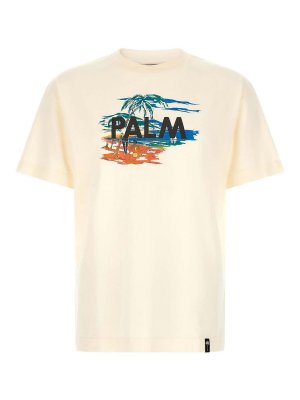 Palm Angels: Tシャツ - Tシャツ - 白