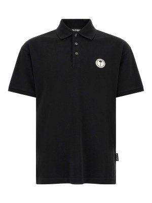 Palm Angels: Poloshirts - Poloshirt - Schwarz