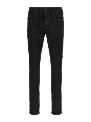 PURPLE BRAND: Jeans Rectos - Vaqueros Rectos - Negro