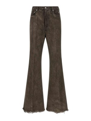 RICK OWENS: Jeans boot-cut - Jeans Boot-Cut - Gris