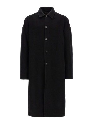 RICK OWENS: Abrigos semilargos - Abrigo Midi - Negro