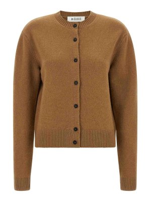 ROHE: Cardigans - Cardigan - Braun