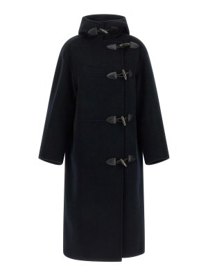 ROHE: cappotti al ginocchio - Cappotto reversibile 'duffle' con alamari