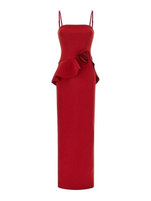 ROTATE Birger Christensen: abiti al ginocchio - Vestito  con dettagli floreali 3d