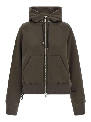 Sacai: Felpe e maglie - Felpa con cappuccio in cotone
