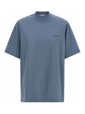 The Attico: t-shirts - Mock-neck t-shirt