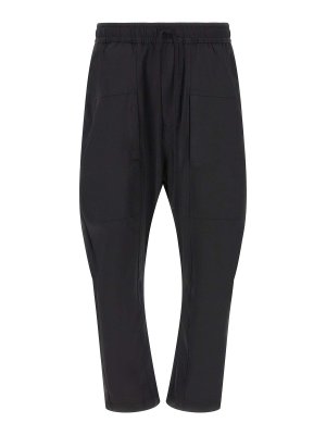 THOM KROM: Pantalons casual - Pantalons Décontractés - Noir