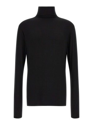 THOM KROM: Pull col rond - Pull Col Rond - Noir