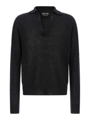 TOM FORD: ポロシャツ - ポロシャツ - 黒