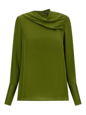 TOM FORD: blouses - Draped neck blouse