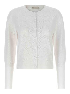 TORY BURCH: Cardigans - Cardigan - Weiß