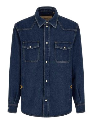 VALENTINO GARAVANI: シャツ - シャツ - ブルー