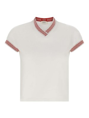 VERSACE: Camisetas - Camiseta - Rojo