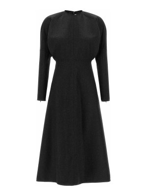 VICTORIA BECKHAM: ニーレングスドレス - 膝丈ドレス - グレー