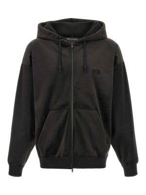 Y-3: Sweatshirts & Sweaters - velvet sip hd' sweatshirt