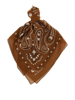 ALANUI: scarves - Bandana paisley