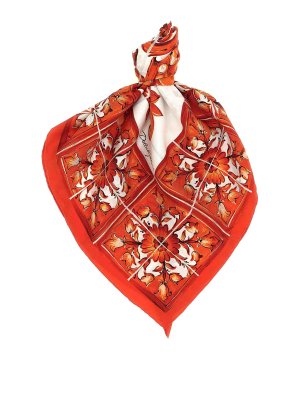 DOLCE & GABBANA: Bufandas y pañuelos - Bufanda - Naranja