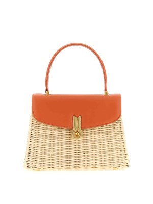 AMATO DANIELE: totes bags - queen rattan' handbag