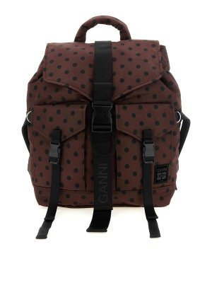 GANNI: Rucksäcke - Rucksack - Braun
