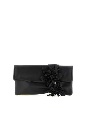 JIMMY CHOO: クラッチバッグ - クラッチバッグ - 黒