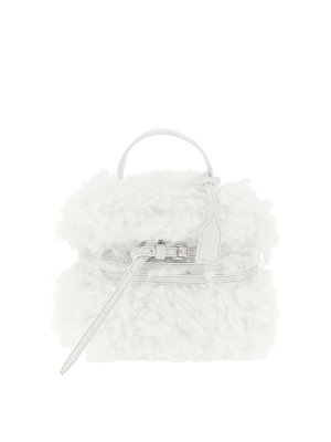 MOSCHINO: Handtaschen - Shopper - Weiß
