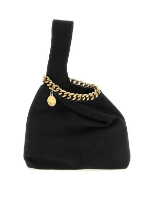 STELLA McCARTNEY: totes bags - wristlet' suede handbag